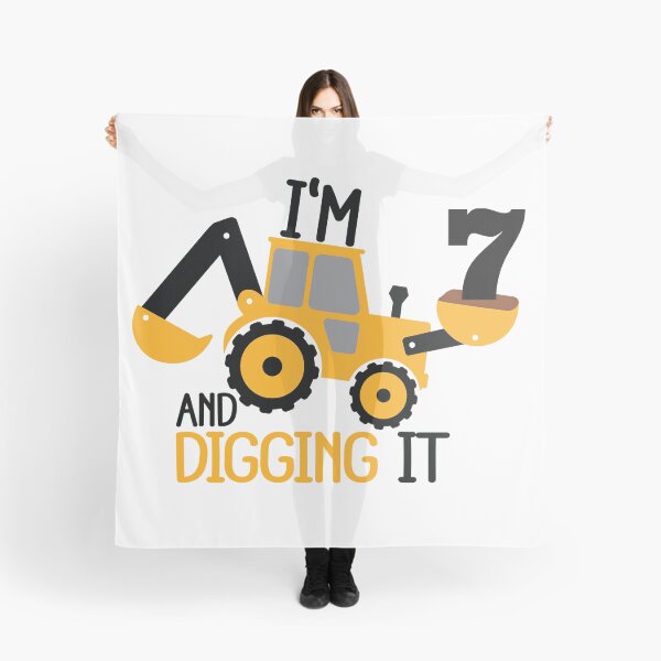 Item preview, Construction Birthday Digging It: 7th Birthday designed and sold by sweetbelle.