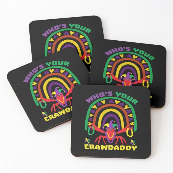 Item preview, Who's Your Crawdaddy - Crawfish Jester Beads Rainbow Fun designed and sold by Empiredesigner3.