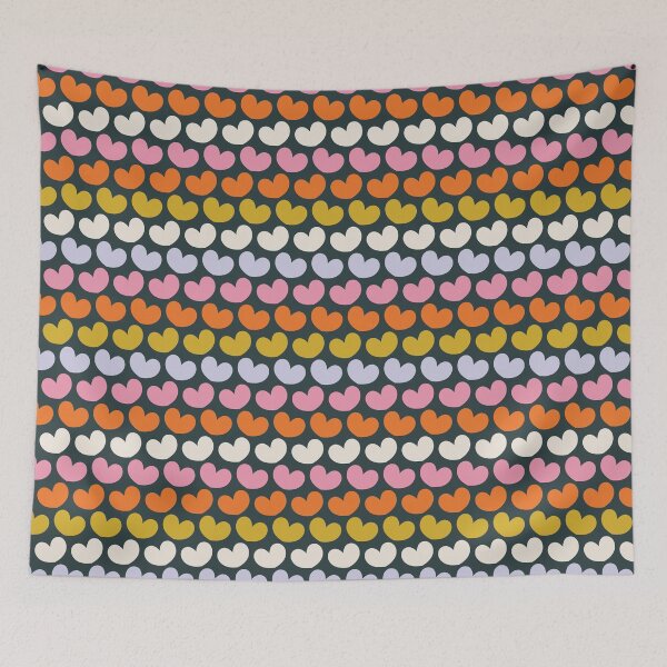 Item preview, Heart Stripes | Deep Gray designed and sold by Creativeallure.