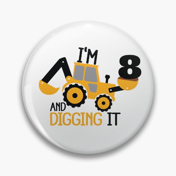Item preview, Construction Birthday Digging It: 8th Birthday designed and sold by sweetbelle.