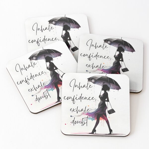 Item preview,  Inhale confidence, exhale doubt designed and sold by bonjourmadame4.
