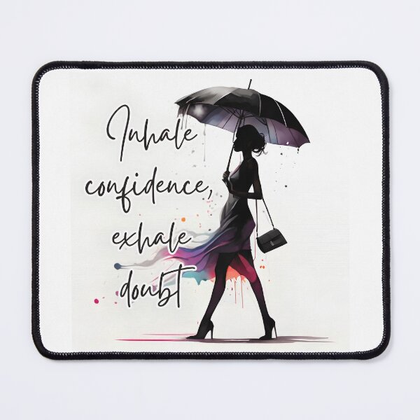 Item preview,  Inhale confidence, exhale doubt designed and sold by bonjourmadame4.