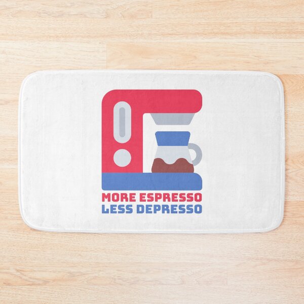 Item preview, More Espresso Less Depresso Funny Coffee Maker designed and sold by PMCreative.