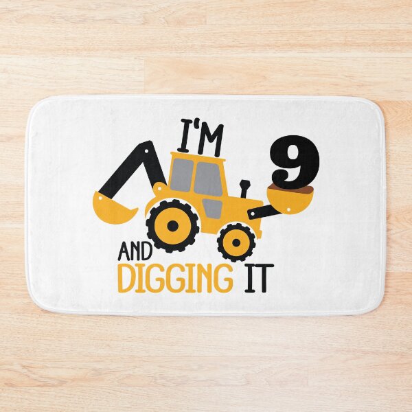 Item preview, Construction Birthday Digging It: 9th Birthday designed and sold by sweetbelle.