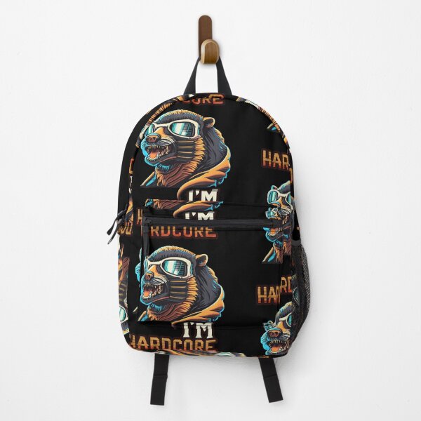 Item preview, I'm as hardcore as a honey badger, a ratel, an animal. designed and sold by duneArt.