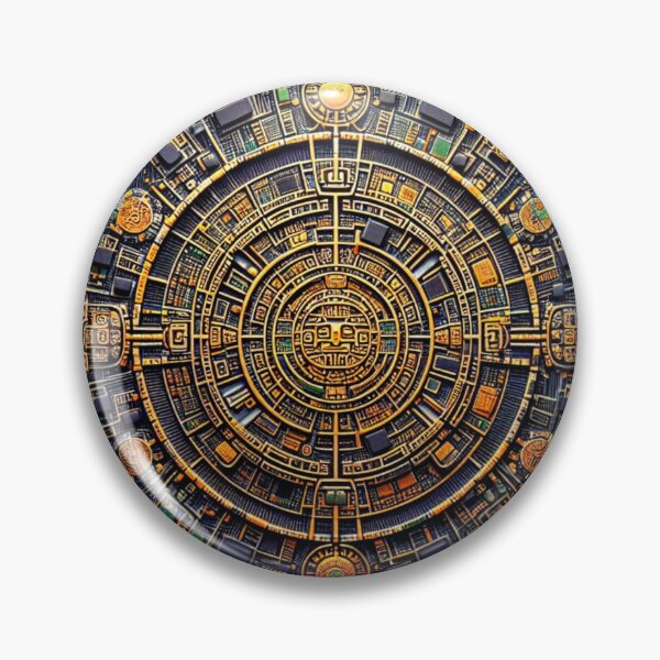 Item preview, Digital Aztec Calendar  designed and sold by RapTops.