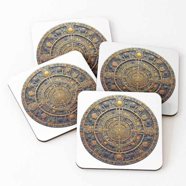 Item preview, Digital Aztec Calendar  designed and sold by RapTops.