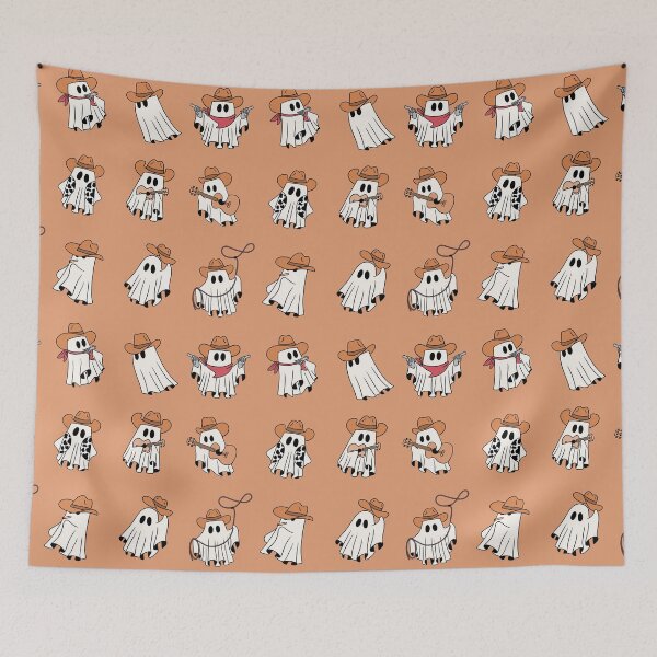 Item preview, Cute Western Ghost Set - Cowboy Ghosts 2  designed and sold by patternjp.