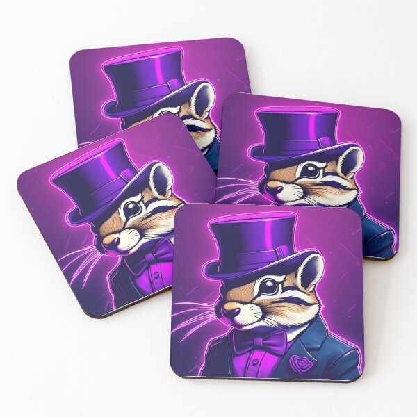 Item preview, Chipmunk wearing a top hat designed and sold by BlacCollection.