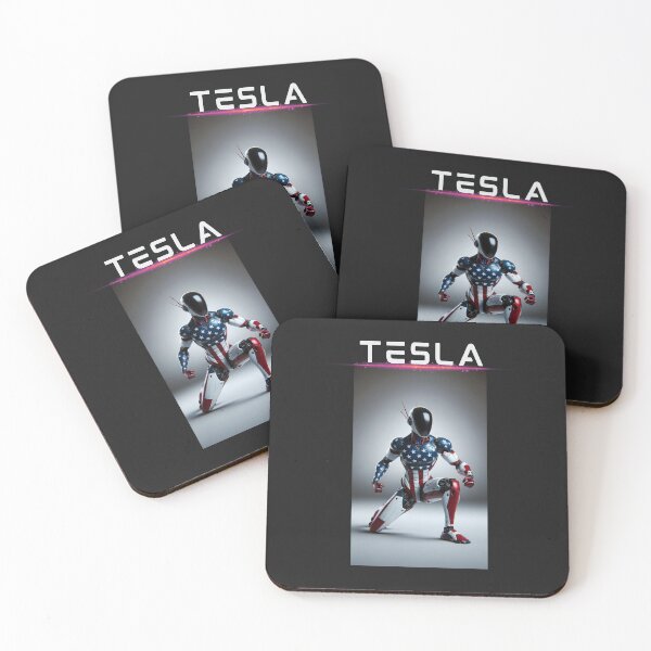 Item preview, Tesla bot designed and sold by TEEJAMBOREE.
