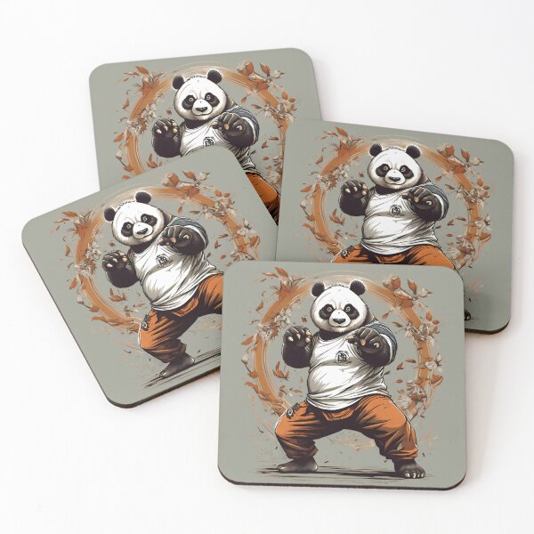 Item preview, Panda In Kung Fu Pose designed and sold by BajanTees.