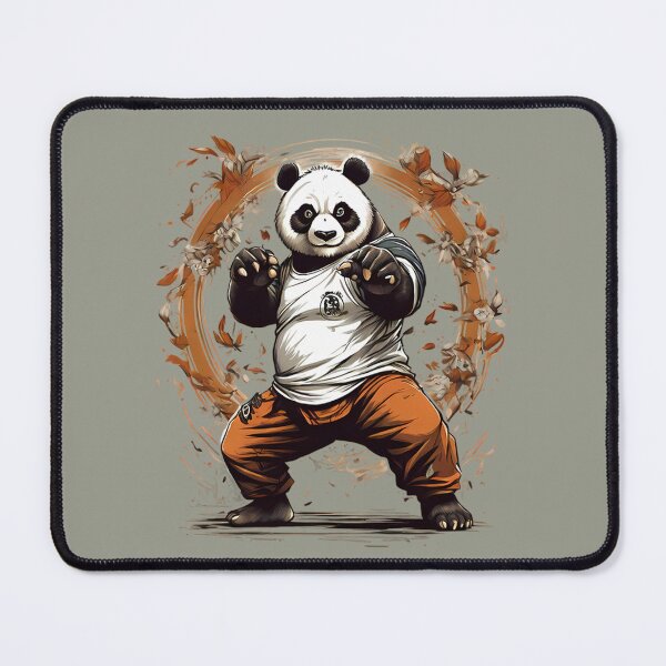 Item preview, Panda In Kung Fu Pose designed and sold by BajanTees.