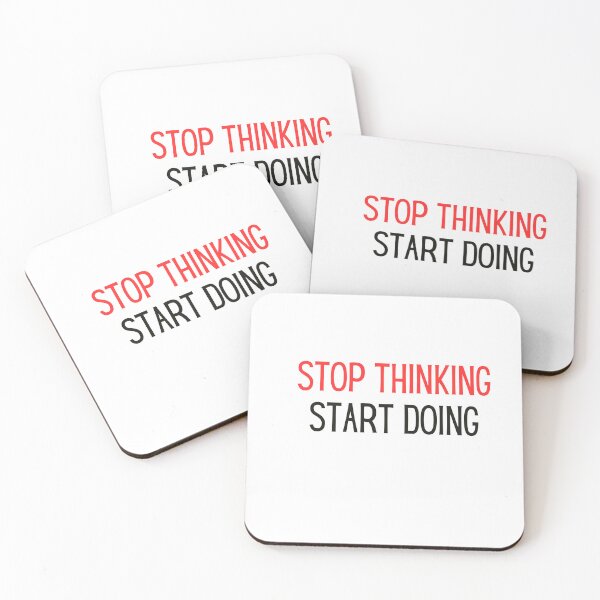 Item preview, stop thinking start doing self motivation inspirational  designed and sold by helkav.