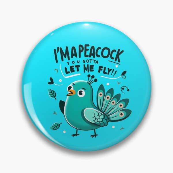 Item preview, Cartoon I’m a peacock you gotta let me fly - other guys designed and sold by peterdrawings.