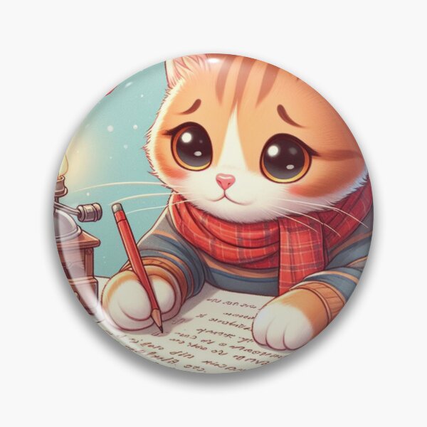 Aperçu de l'œuvre chat mignon, lettre d'amour créée et vendue par Greydate.