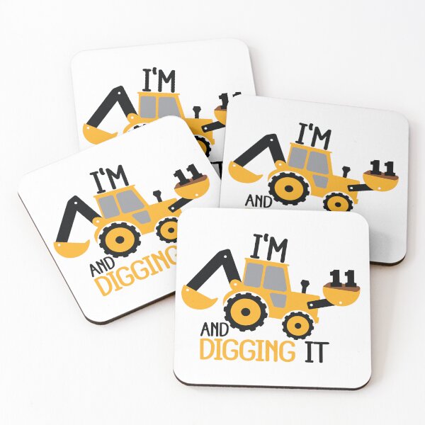 Item preview, Construction Birthday Digging It: 11th Birthday designed and sold by sweetbelle.