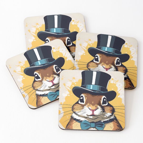Item preview, Chipmunk wearing a top hat designed and sold by BlacCollection.