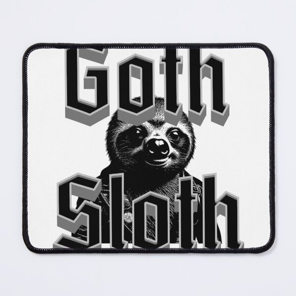 Item preview, Animal Lover Funny Goth Sloth designed and sold by EarlGrayTees.