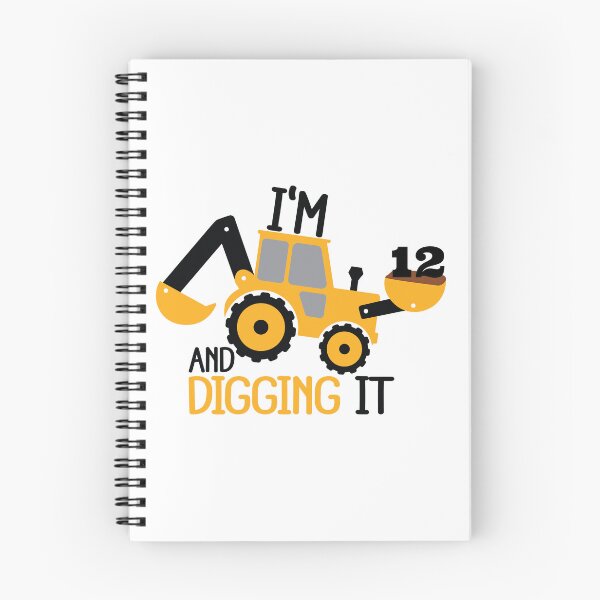 Item preview, Construction Birthday Digging It: 12th Birthday designed and sold by sweetbelle.