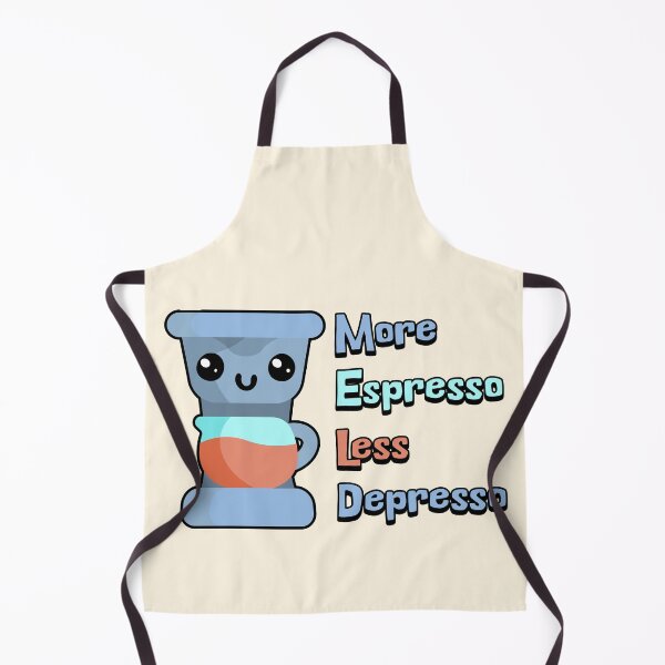 Item preview, More Espresso Less Depresso Cute Coffee Maker designed and sold by PMCreative.