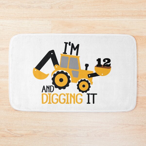 Item preview, Construction Birthday Digging It: 12th Birthday designed and sold by sweetbelle.