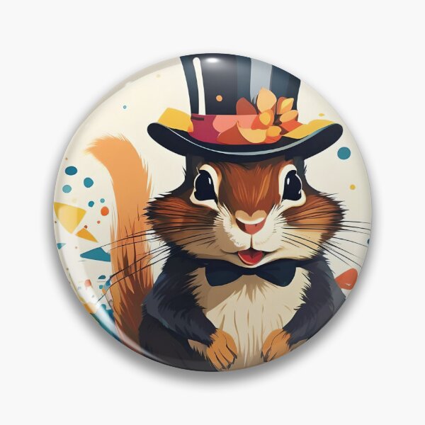 Item preview, Chipmunk wearing a top hat designed and sold by BlacCollection.