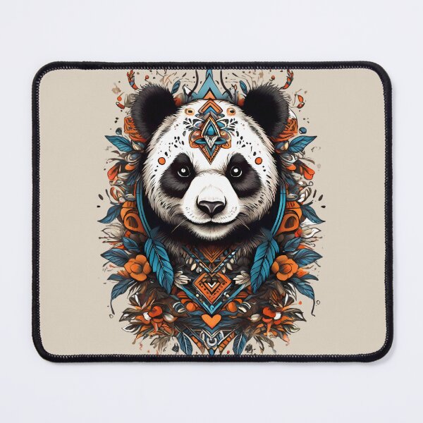 Item preview, Panda With Tribal Adornments designed and sold by BajanTees.