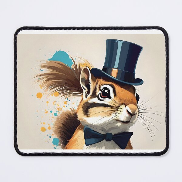 Item preview, Chipmunk wearing a top hat designed and sold by BlacCollection.