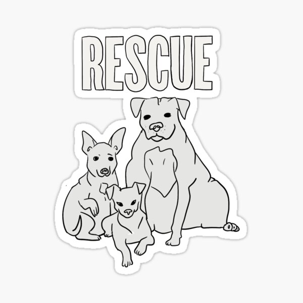Item preview, Rescue dogs designed and sold by 28yslarrie.