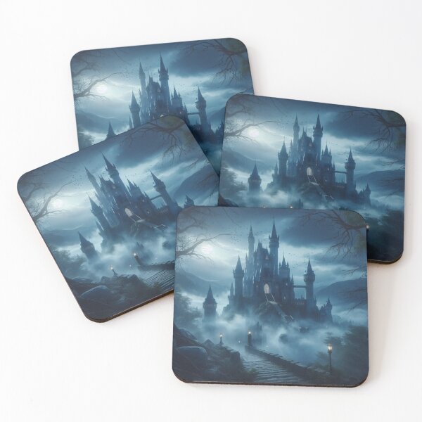 Item preview, Enchanted castle shrouded in mist designed and sold by Carlos Monteiro.