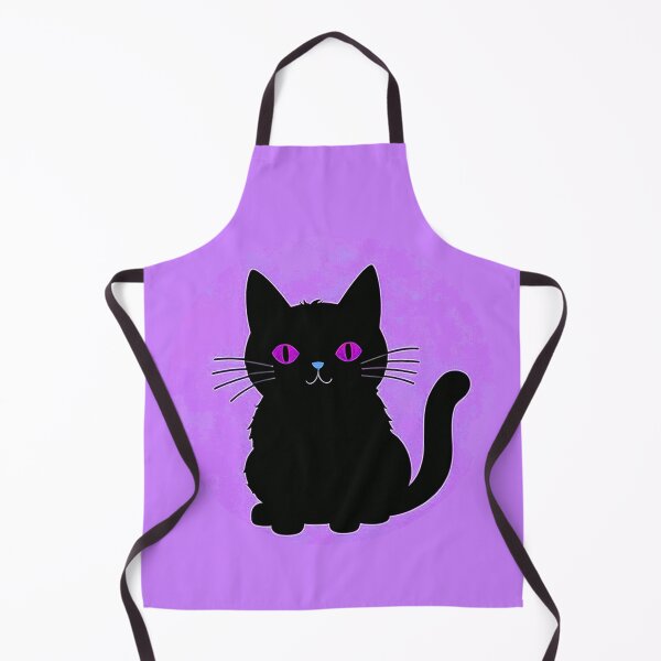 Item preview, Black Cat On Pastel Pink Background designed and sold by SassyArtistry.