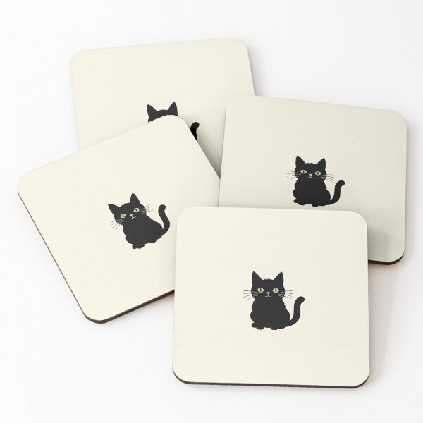 Item preview, Black Cat On Circled Beige Background designed and sold by SassyArtistry.