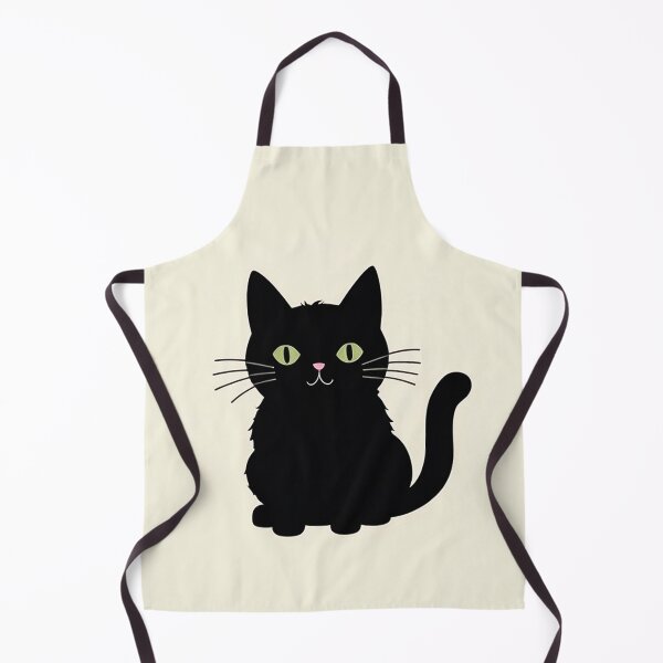 Item preview, Black Cat On Circled Beige Background designed and sold by SassyArtistry.