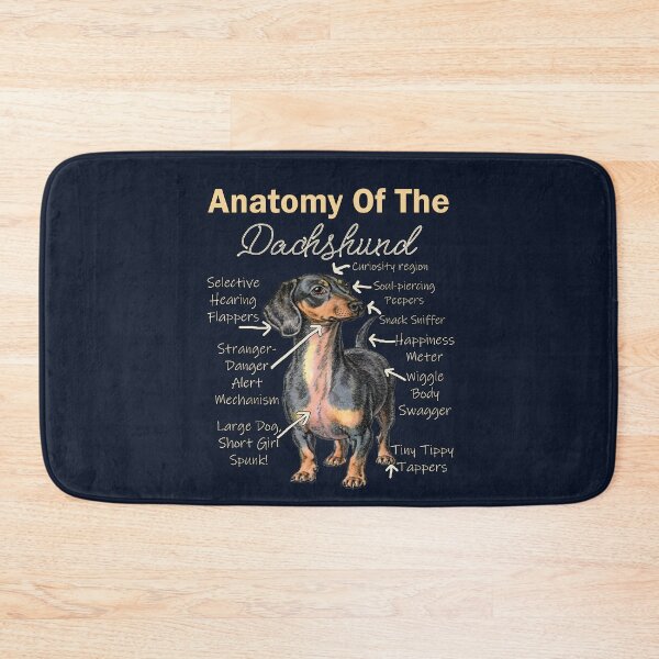Item preview, Dachshund Funny Anatomy Of The Dachshund designed and sold by tamdevo1.