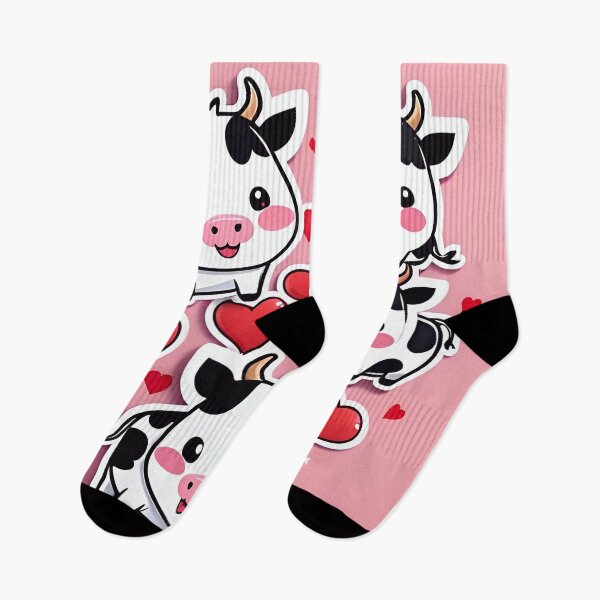 Item preview, Lovely Cow Love Heart Pattern designed and sold by TheArtOfPat.