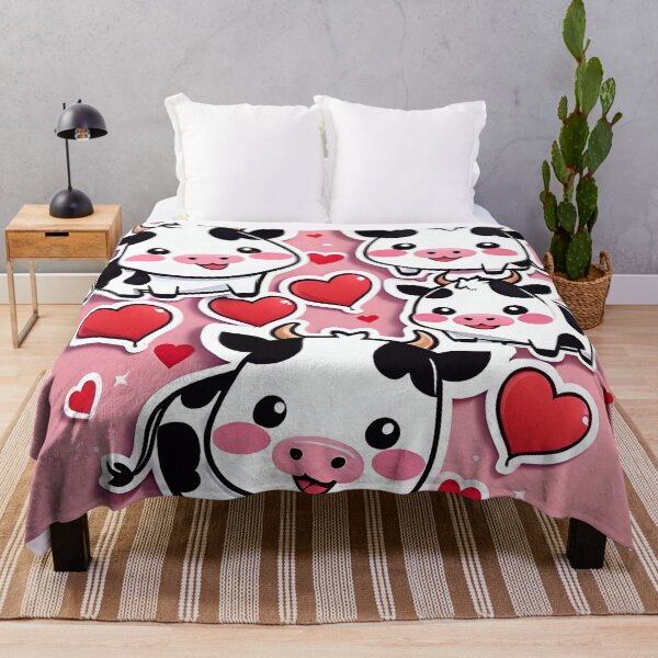 Item preview, Lovely Cow Love Heart Pattern designed and sold by TheArtOfPat.