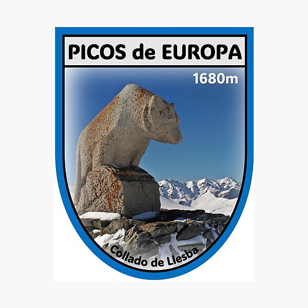 Aperçu de l'œuvre Picos de Europa Collado de Llesba créée et vendue par sticket-travel.