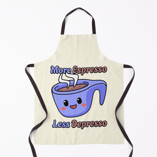 Item preview, More Espresso Less Depresso Cute Coffee Mug designed and sold by PMCreative.
