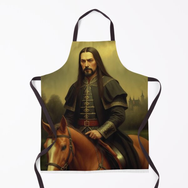 Item preview, Vlad Dracul Horseback Castle Portrait designed and sold by TheDarkWardrobe.