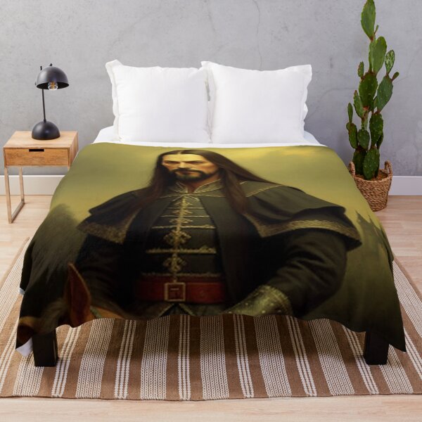 Item preview, Vlad Dracul Horseback Castle Portrait designed and sold by TheDarkWardrobe.