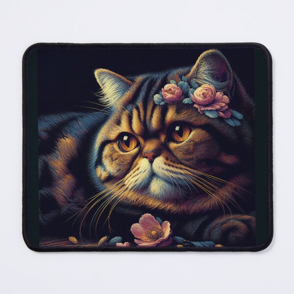 Item preview, Majestic Whiskers: Exotic Shorthair Reverie designed and sold by BastKittyStore.