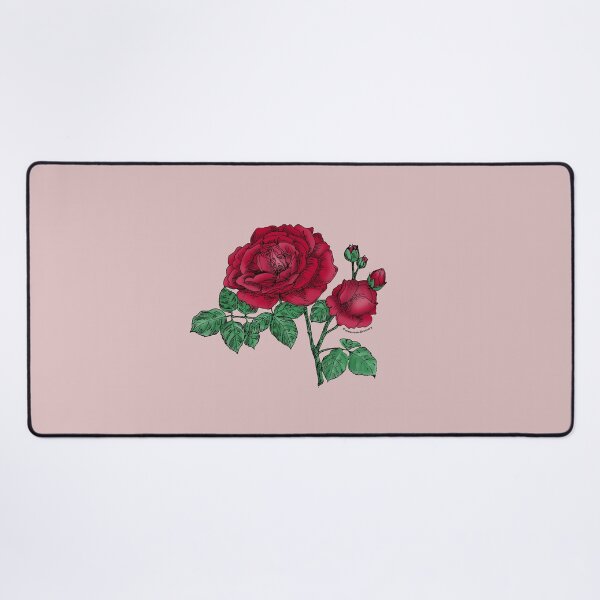 Item preview, Dark Red Globular Rose Bloom Full 26-40 Petals In 3+ Rows designed and sold by Rachael Taylor.