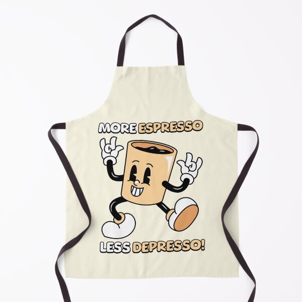 Item preview, More Espresso Less Depresso Cute Coffee Cup designed and sold by PMCreative.