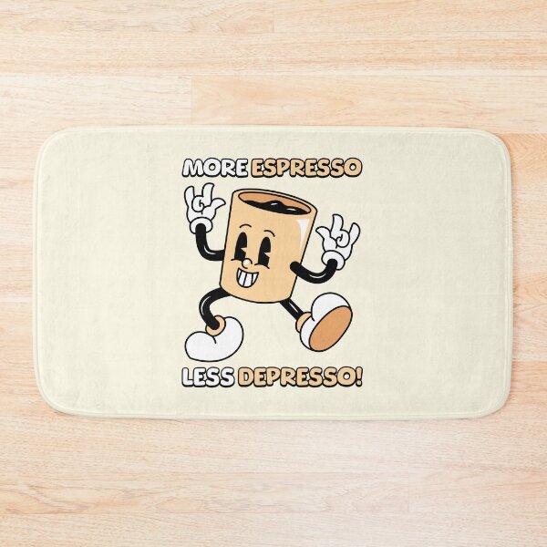 Item preview, More Espresso Less Depresso Cute Coffee Cup designed and sold by PMCreative.