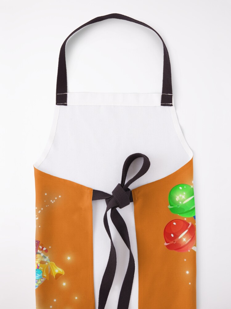 Thumbnail 5 of 6, Apron, Bubba The Head Candy Taster Loves His Candy designed and sold by FairyBookClub.