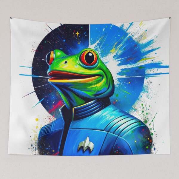 Item preview, Alien frog designed and sold by NEUMANN ArtWear Boutique.