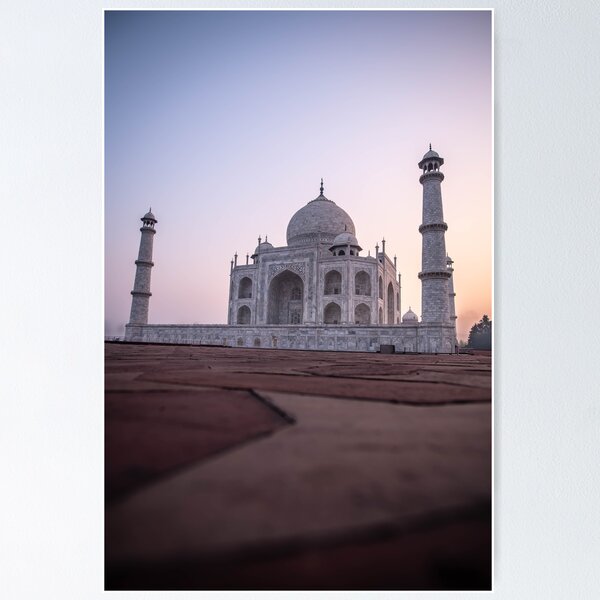 The Taj Mahal, Agra India Poster