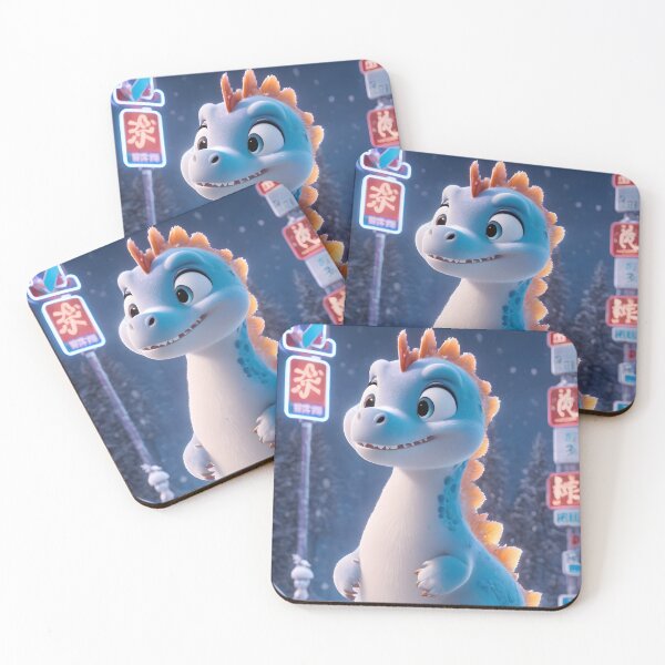 Item preview, Cute Frozen Dinosaur designed and sold by Geek-Girl-Art.