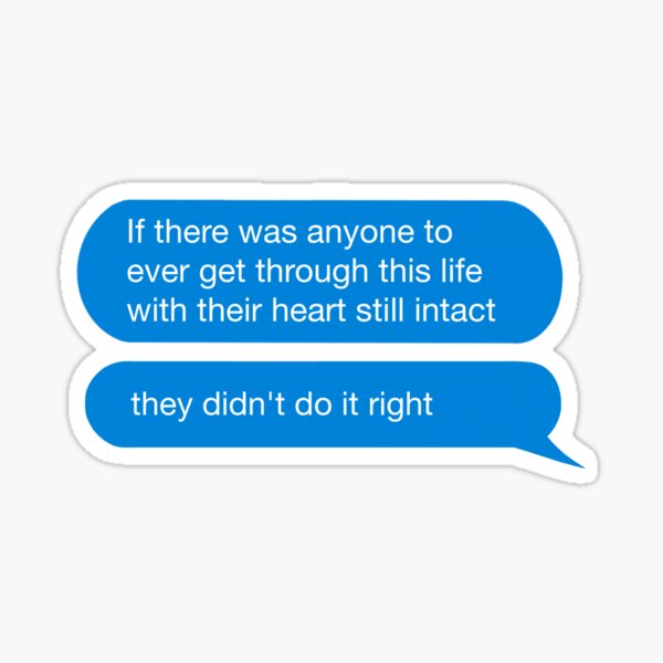 Item preview, Hozier All Things End- Unreal Unearth Text Message Bubble designed and sold by Love And A Design.