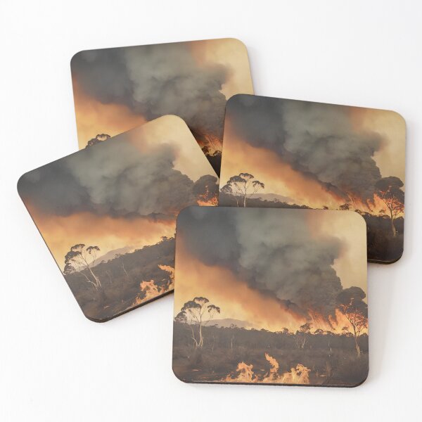 Item preview, Fires: A fictional series of Australian Bushfires 001 designed and sold by TheHotEnd.